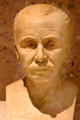 Bust of German archeologist Heinrich Schliemann 1822-1890 at Neues Museum. Berlin, Germany.