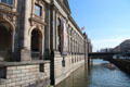 Canal alongside Bode Museum. Berlin, Germany.