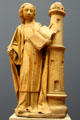 St. Barbara stone carving by Claus de Werve of Dijon at Bode Museum. Berlin, Germany.