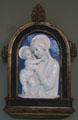 Virgin & Child ceramic by Andrea della Robbia of Florence at Bode Museum. Berlin, Germany.