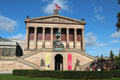 Alte Nationalgalerie on Museum Island displays State Museums of Berlin painting of 19thC. Berlin, Germany.