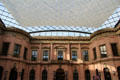 Atrium over Zeughaus courtyard of German Historical Museum. Berlin, Germany.