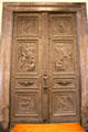 Carved doors off Zeughaus courtyard at German Historical Museum. Berlin, Germany.
