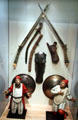 Ottoman army weapons & carvings of Turks at German Historical Museum. Berlin, Germany.