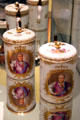 Tankards with portraits of King August III of Poland by Meissen at German Historical Museum. Berlin, Germany.