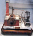 Steam engine model shown at London World's Fair by Henry Perry at German Historical Museum. Berlin, Germany.