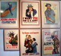 American WWI propaganda posters at German Historical Museum. Berlin, Germany.