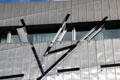 Libeskind's facade decoration for Jewish Museum Berlin building. Berlin, Germany.