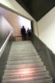 Diagonal staircase at Jewish Museum Berlin. Berlin, Germany.