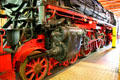 Heavy express train locomotive at German Museum of Technology. Berlin, Germany.