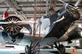 Lufthansa commercial airliner Junkers Ju52 from WWII at German Museum of Technology. Berlin, Germany.
