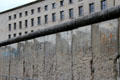 Bleak remnant of Berlin Wall at Topography of Terror. Berlin, Germany.