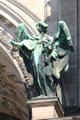 Statue of Angel on Berlin Cathedral. Berlin, Germany.