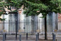 Doors & fences of Berlin New Synagogue. Berlin, Germany.