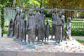 Monument by Will Lammert marking Jewish Cemetery with mass graves of victims of WWII Gestapo crimes. Berlin, Germany.