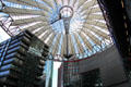 Berlin Sony Center buildings under glass roof. Berlin, Germany.