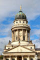Dome & tower of French Cathedral of Berlin. Berlin, Germany.