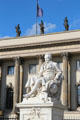 Wilhelm von Humboldt monument. Berlin, Germany.