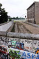 Raked sand on death strip behind Berlin Wall. Berlin, Germany.