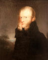 Caspar David Friedrich portrait by A. Freyberg at Pomeranian State Museum. Greifswald, Germany.
