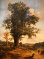Large oak at Walkenried painting by August Wilhelm Julius Ahlborn at Pomeranian State Museum. Greifswald, Germany.