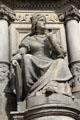 Griet statue on fountain depicting Jan & Griet folk tale. Köln, Germany.
