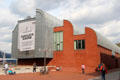 Ludwig Museum located between Cologne Cathedral & Rhine River, housing a major collection of modern art. Köln, Germany.