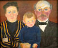 Family painting by Emil Nolde at Ludwig Museum. Köln, Germany.