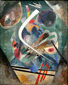 The White Line painting by Wassily Kandinsky at Ludwig Museum. Köln, Germany.