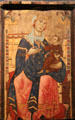 Enthroned Madonna with Christ Child painting from Lucca at Wallraf-Richartz Museum. Köln, Germany.