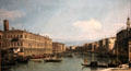 Grand Canal in Venice painting by Bernardo Bellotto at Wallraf-Richartz Museum. Köln, Germany.