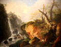 Rocky Landscape with Waterfall painting by Christian Wilhelm Ernst Dietrich at Wallraf-Richartz Museum. Köln, Germany.