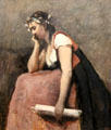 Art of Poetry painting by Jean-Baptiste-Camille Corot at Wallraf-Richartz Museum. Köln, Germany.