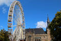 Ferris wheel in front of Town Hall. Aachen, Germany.