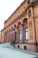 Original red brick building at Hamburg Fine Arts Museum. Hamburg, Germany