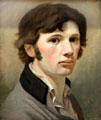 Self portrait with Brown Collar by Philipp Otto Runge at Hamburg Fine Arts Museum. Hamburg, Germany
