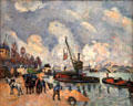 At the Quai de Bercy in Paris painting by Paul Cézanne at Hamburg Fine Arts Museum. Hamburg, Germany.