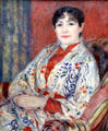 Madame Hériot portrait by Auguste Renoir at Hamburg Fine Arts Museum. Hamburg, Germany.
