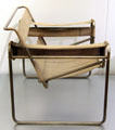 Club Armchair B3 "Wassily" by Marcel Breuer for Bauhaus at Hamburg Decorative Arts Museum. Hamburg, Germany.