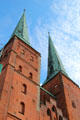 Lübeck Dom brick-built Lutheran cathedral. Lübeck, Germany.