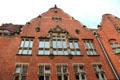 Ernestinen school facade. Lübeck, Germany.
