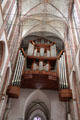 Organ at St. Mary's Church. Lübeck, Germany.