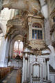 Interior details at St Mary's Church. Rostock, Germany.