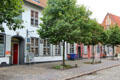 Heritage cloister buildings now part of Cultural History Museum. Rostock, Germany.