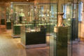Silver & metalware gallery at Cultural History Museum. Rostock, Germany.