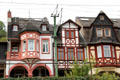 Row of half-timbered buildings. Bacharach, Germany.