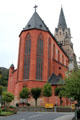 Church in Oberwesel. Oberwesel, Germany.