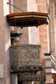 Pulpit & canopy at Trier Cathedral. Trier, Germany.