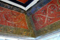 Restored border fresco which framed Roman ceiling at Cathedral Museum. Trier, Germany.