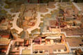 Model of Trier Roman foundations around current cathedral at Cathedral Museum. Trier, Germany.